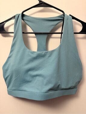 Fabletics Teal Racerback Sports Bra